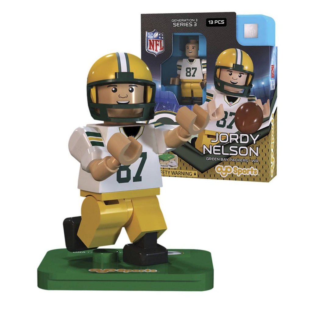 NFL Green Bay Packers Jordy Nelson G3S3 OYO Mini Figure - Radar Toys