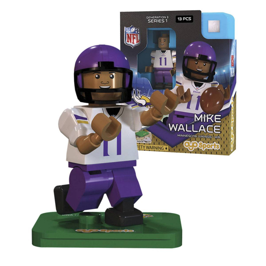 NFL Minnesota Vikings Mike Wallace G3S1 OYO Mini Figure - Radar Toys