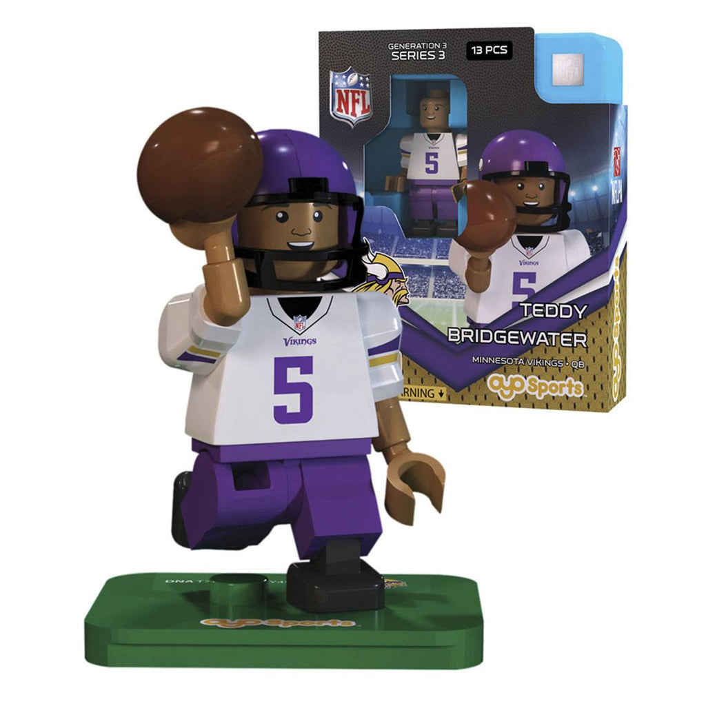 NFL Minnesota Vikings Teddy Bridgewater G3S3 OYO Mini Figure - Radar Toys