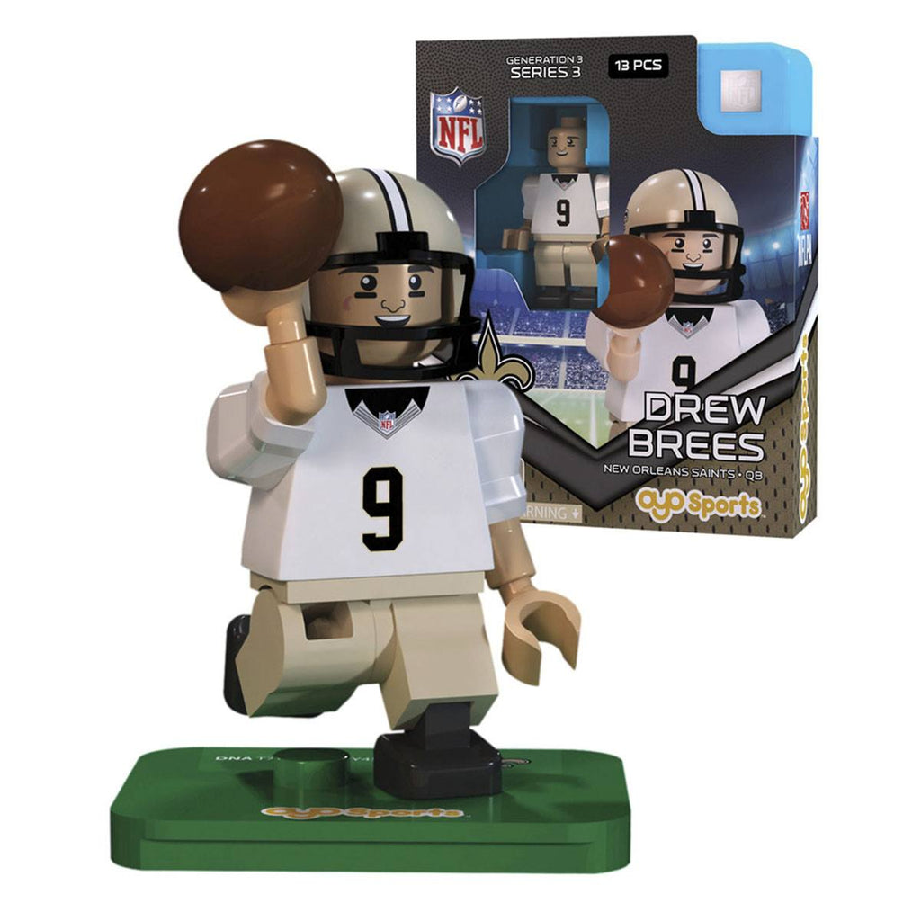 NFL New Orleans Saints Drew Brees G3S3 OYO Mini Figure - Radar Toys