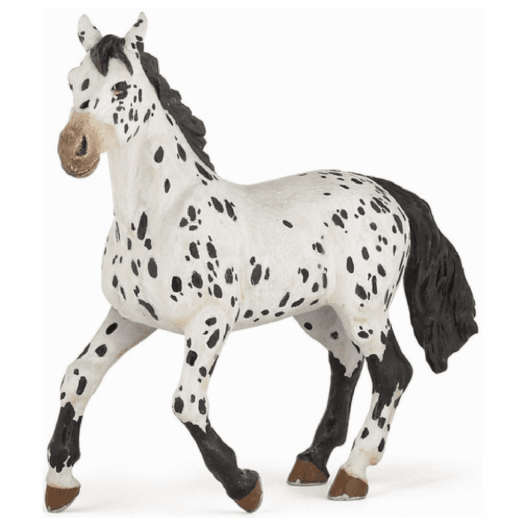 Papo Black Appaloosa Horse Animal Figure 51539