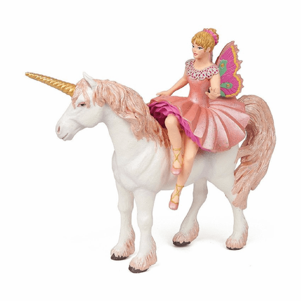 Papo Elf Ballerina And Her Unicorn Fantasy Figure 38822 - Radar Toys