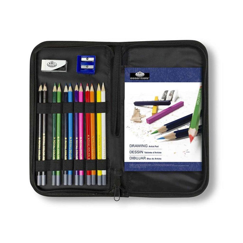 Royal Brush Essentials Drawing 16 Piece Art Set - Radar Toys
