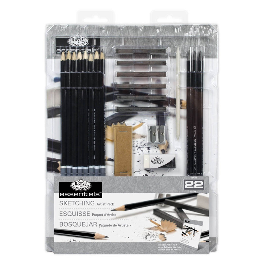 Royal Brush Essentials Sketching 22 Piece Art Set - Radar Toys