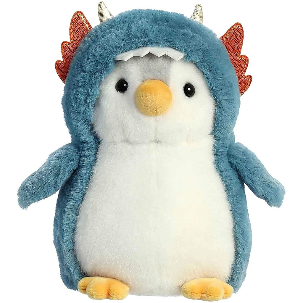 Aurora World Pompom Penguin Dragon 7 Inch Plush