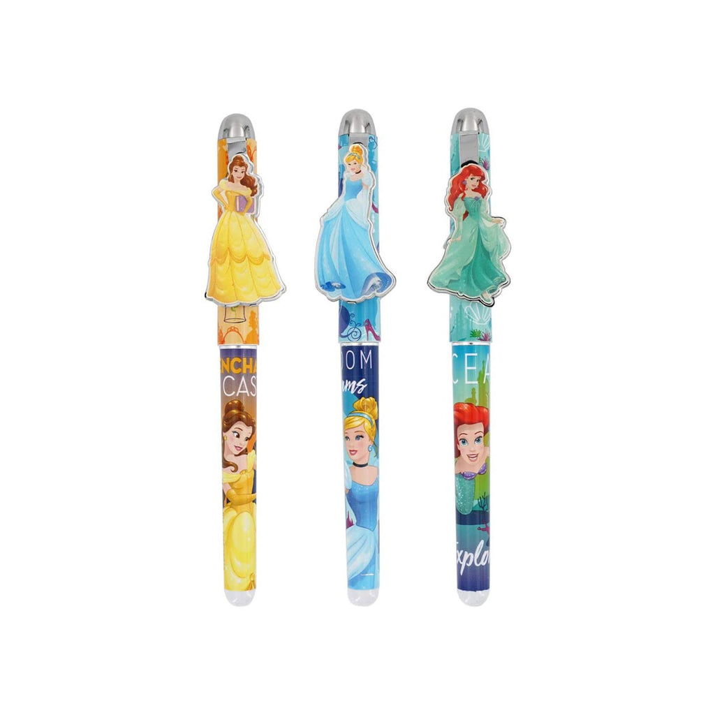 Disney Princess Character Metal Plate 3 Pen Set