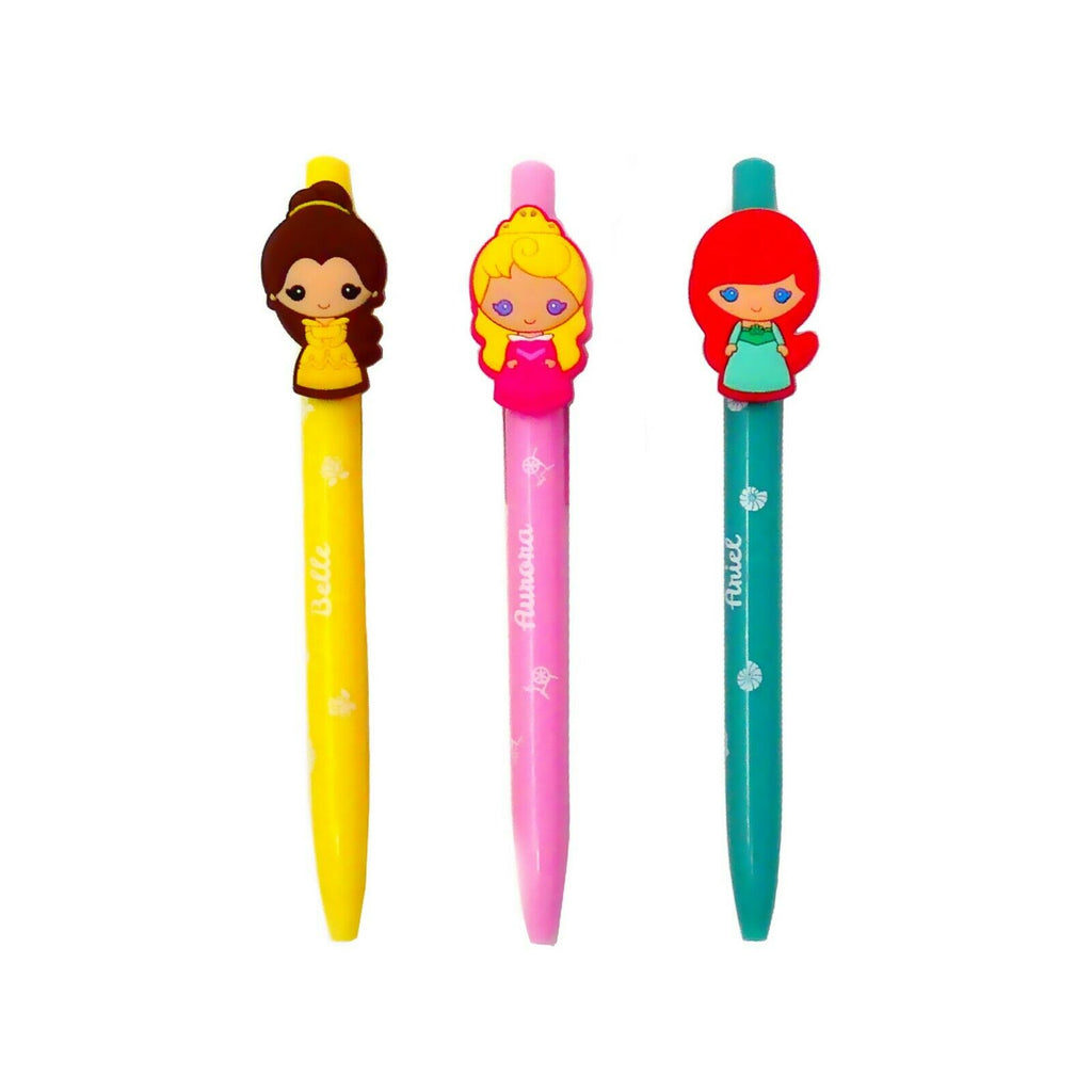Disney Princess Character Soft 3 Ball Pen Set
