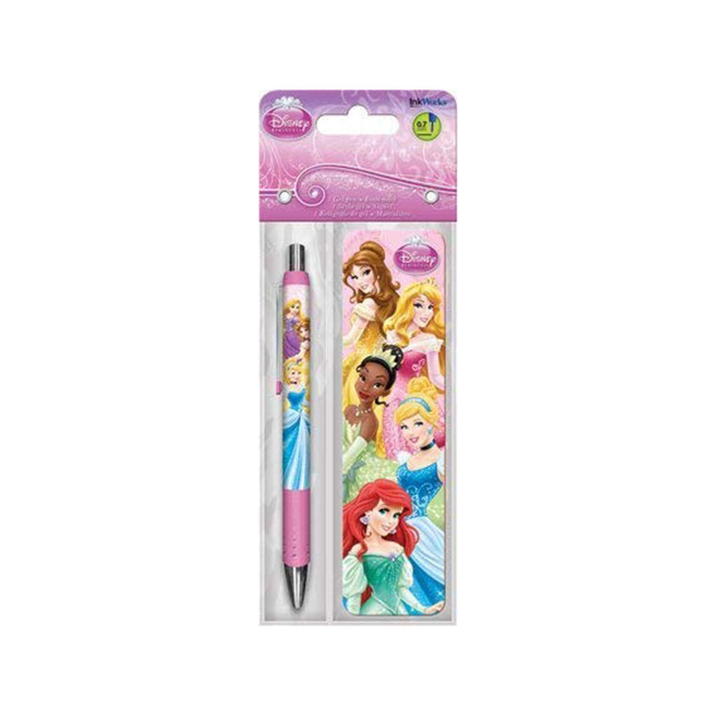 Ink Works Disney Princess Group Gel Pen Bookmark Set