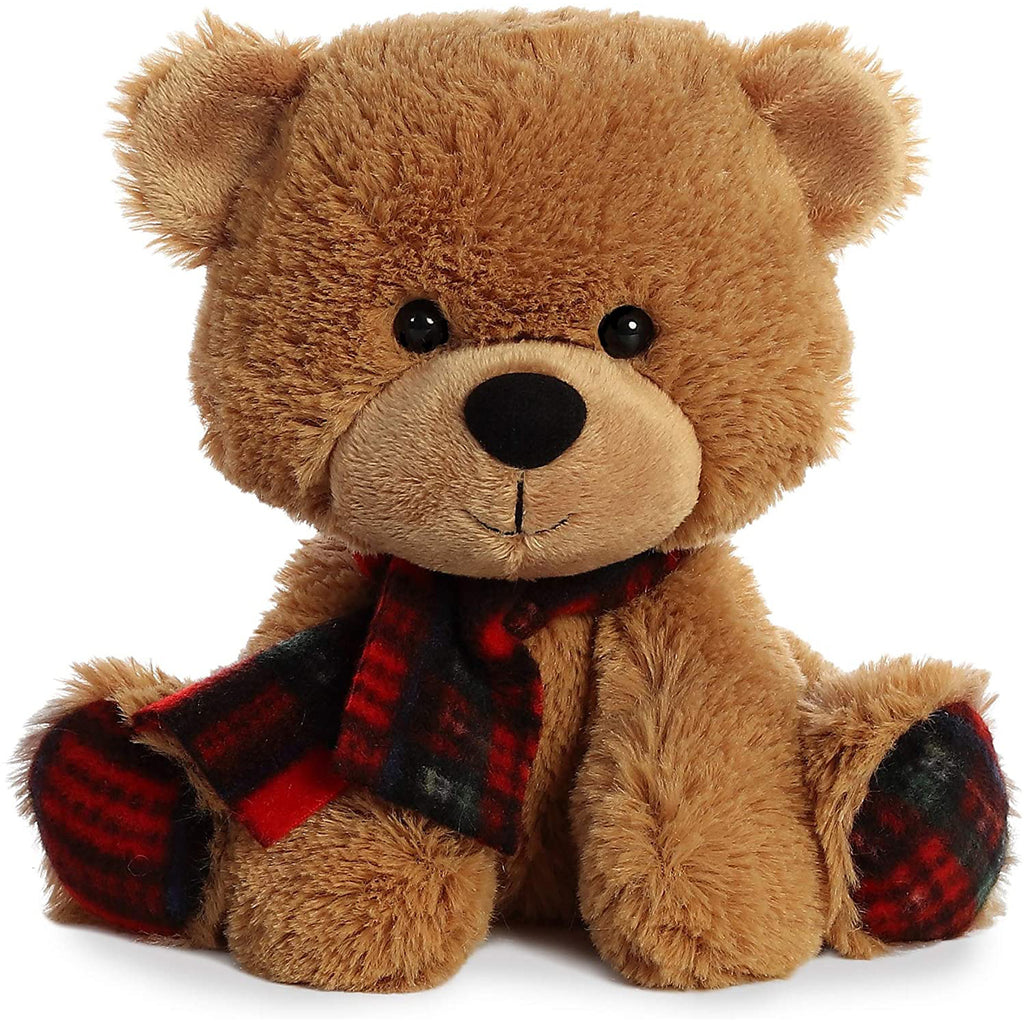 Aurora Pete D Plaid Bear 8 Inch Plush Figure