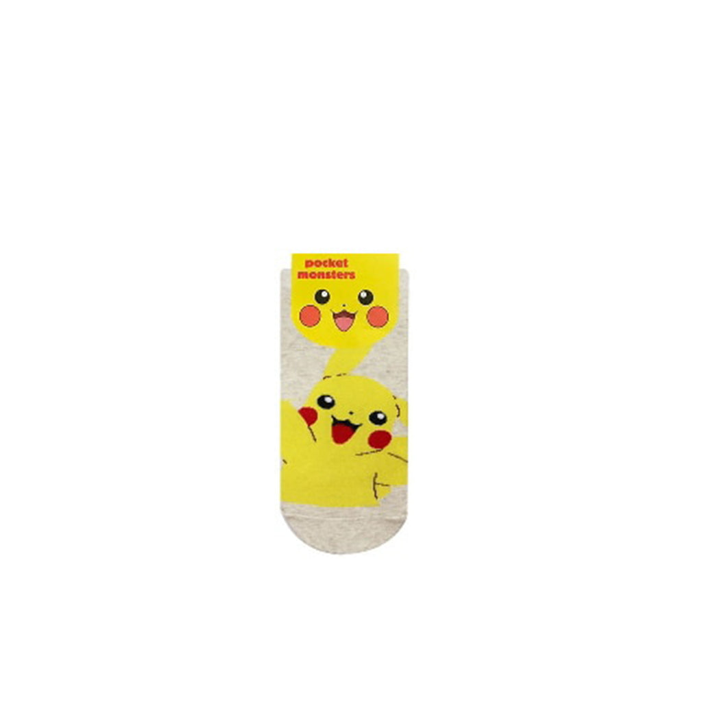 Pokemon Pikachu Single Pair Youth Ankle Socks - Radar Toys