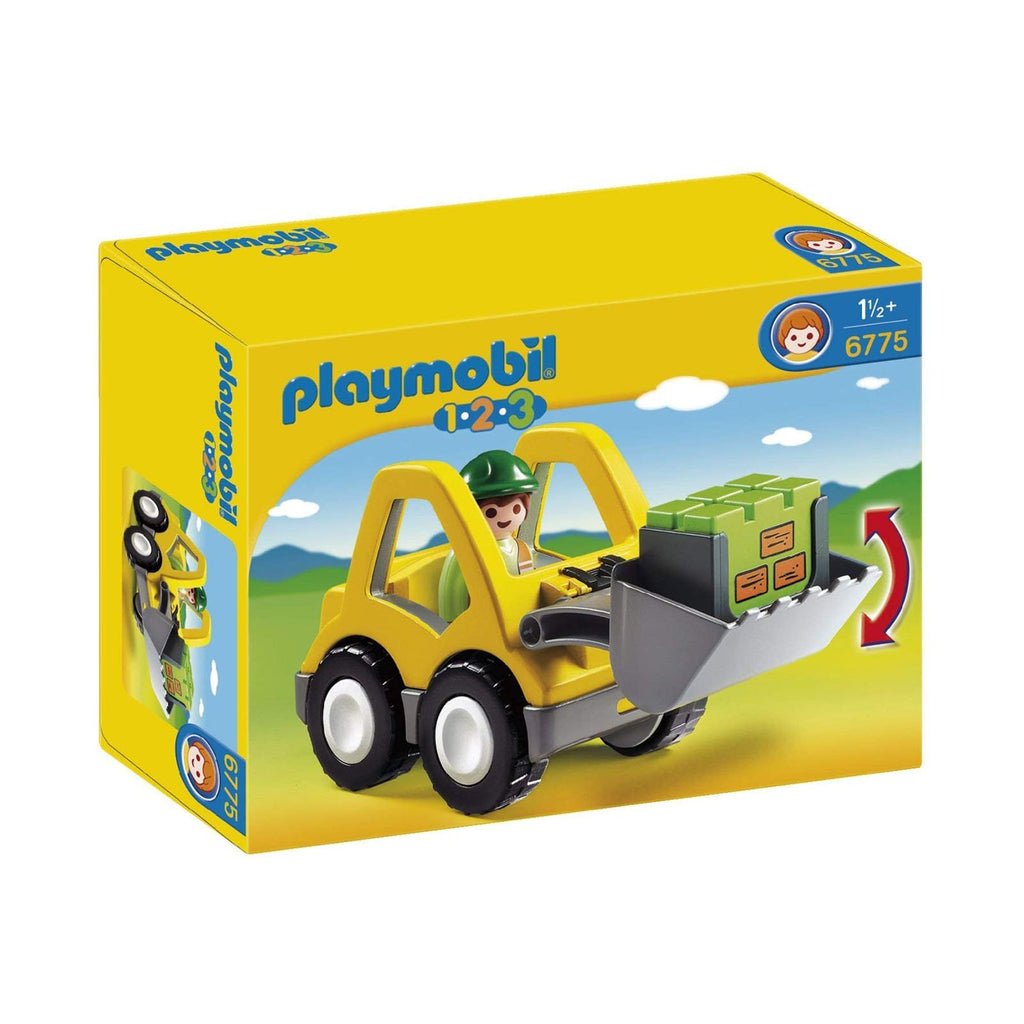Playmobil 1-2-3 Excavator Building Set 6775 - Radar Toys