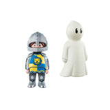 Playmobil 1-2-3 Knight With Ghost Building Set 70128 - Radar Toys