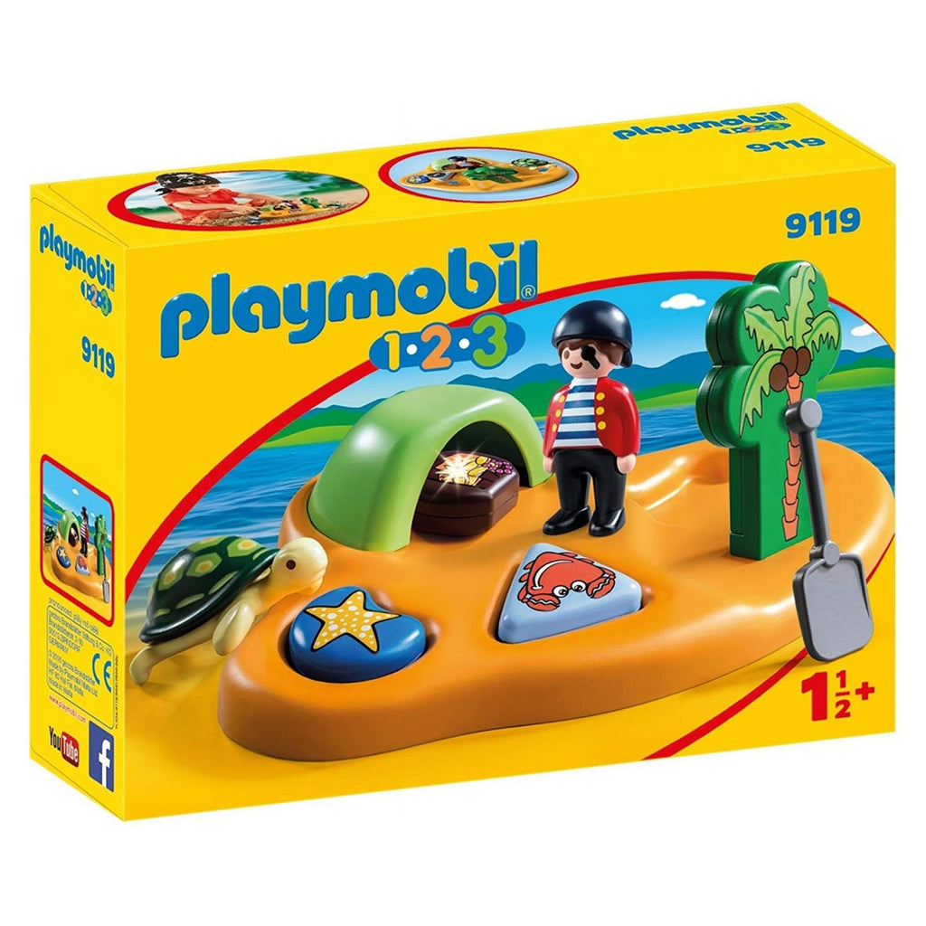 Playmobil 123 Pirate Island Building Set 9119