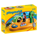 Playmobil 123 Pirate Island Building Set 9119 - Radar Toys