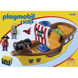 Playmobil 123 Pirate Ship Building Set - Radar Toys