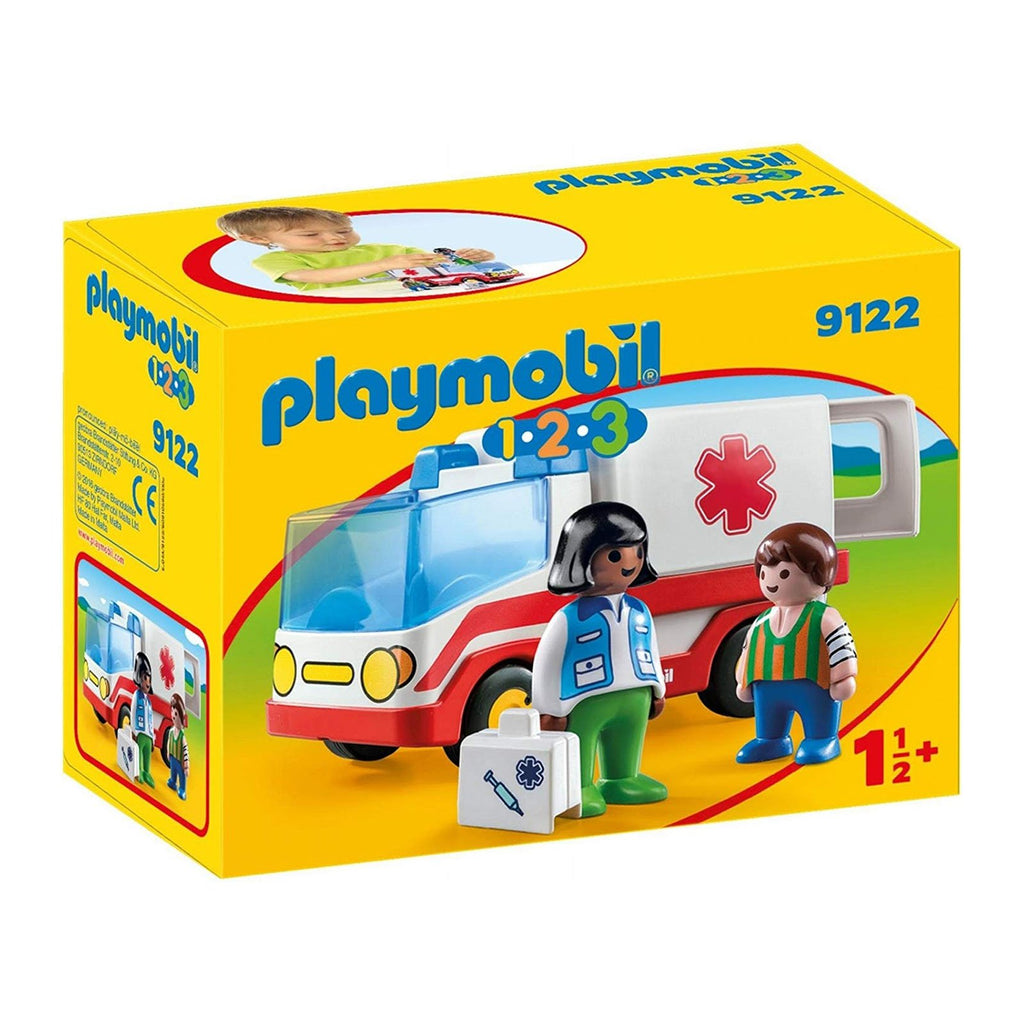 Playmobil 123 Rescue Ambulance Building Set 9122