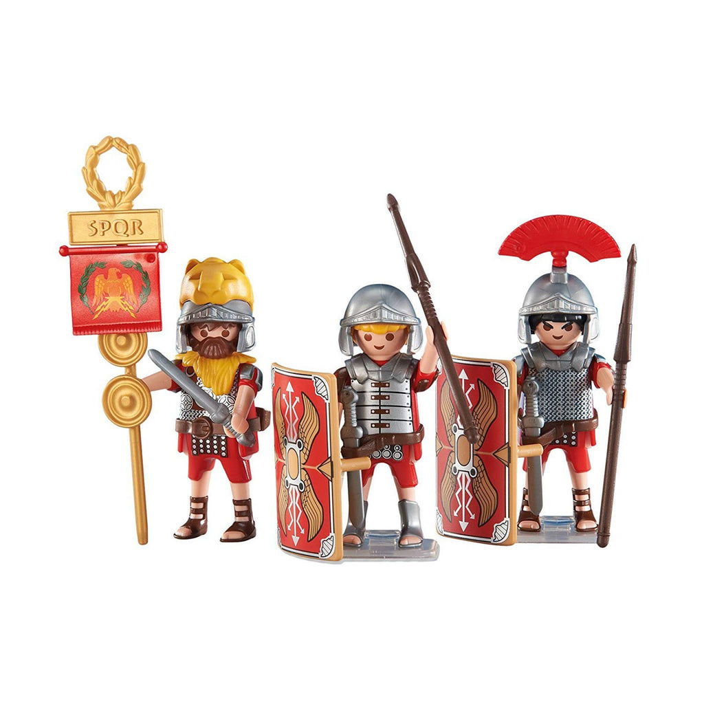 Playmobil 3 Roman Legionaries Building Set 6490 - Radar Toys