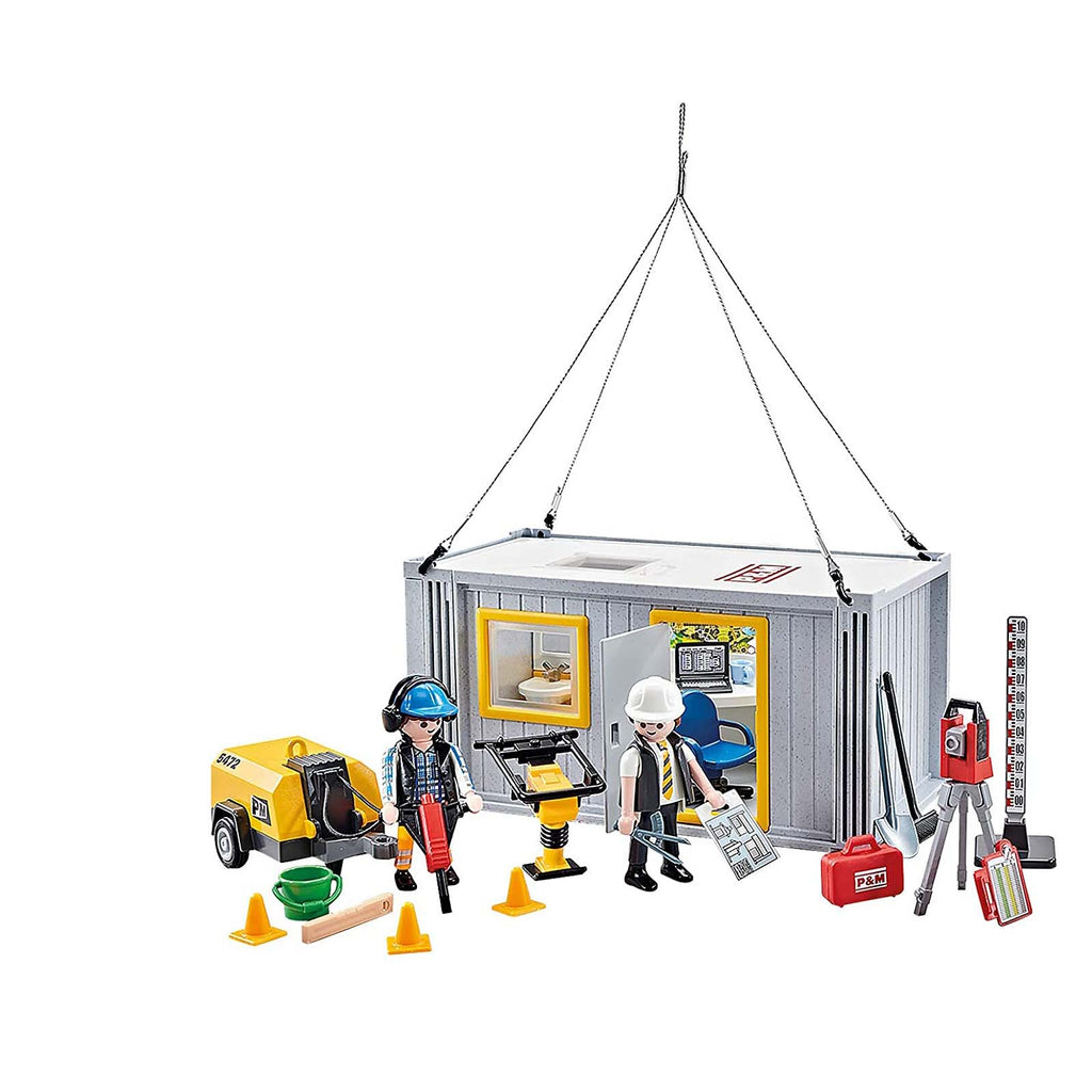 Playmobil Add-On Construction Site Office Building Set 9843