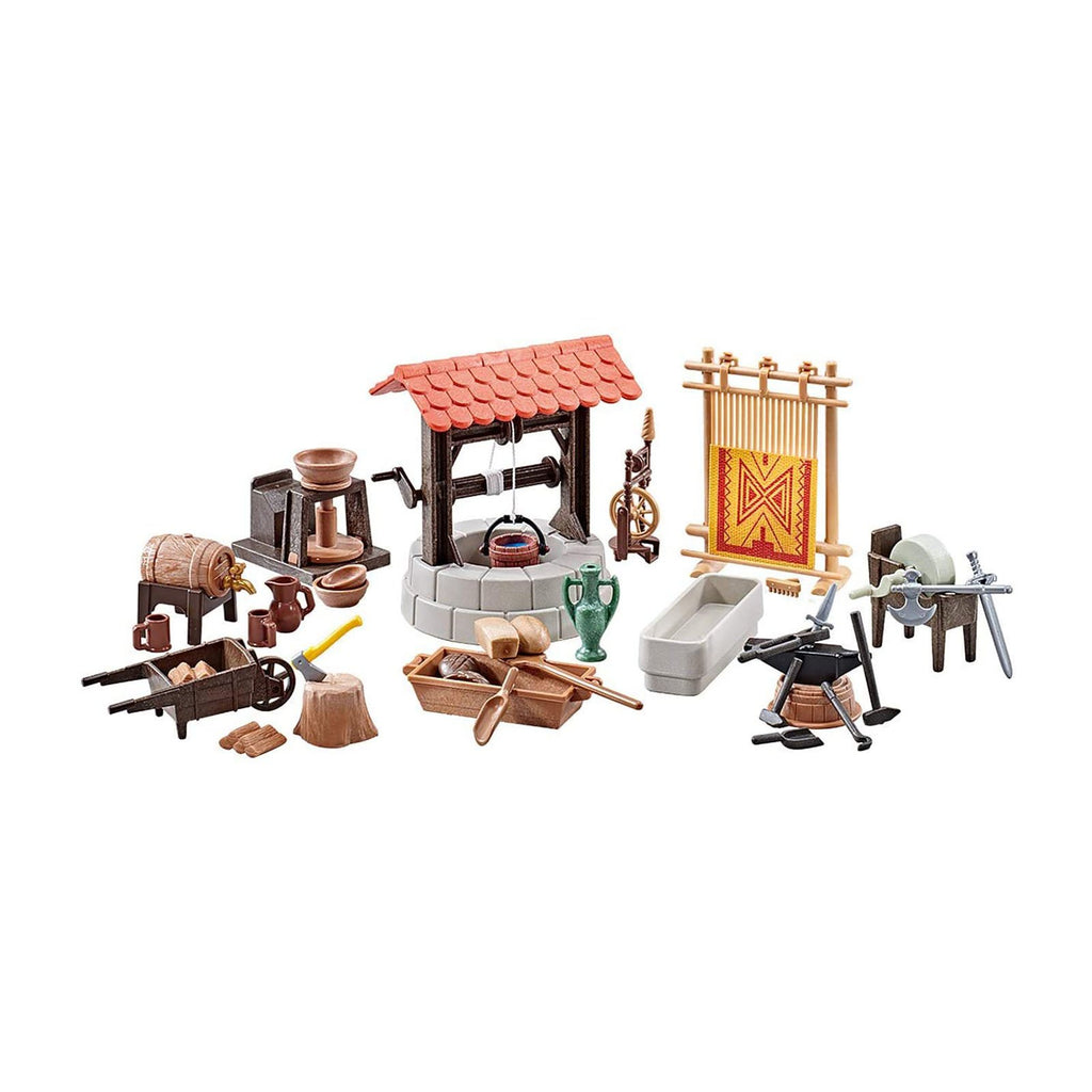 Playmobil Add-On Medieval Village Accessories Building Set 9842 - Radar Toys