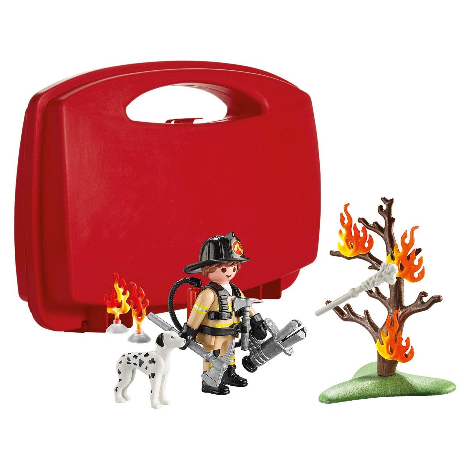 Playmobil City Action Fire Rescue Carry Case Building Set