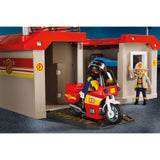 Playmobil City Action Take Along Fire Station Building Set 5663 - Radar Toys