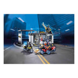 Playmobil City Action Take Along Tactical Unit Headquarters Building Set 70338 - Radar Toys