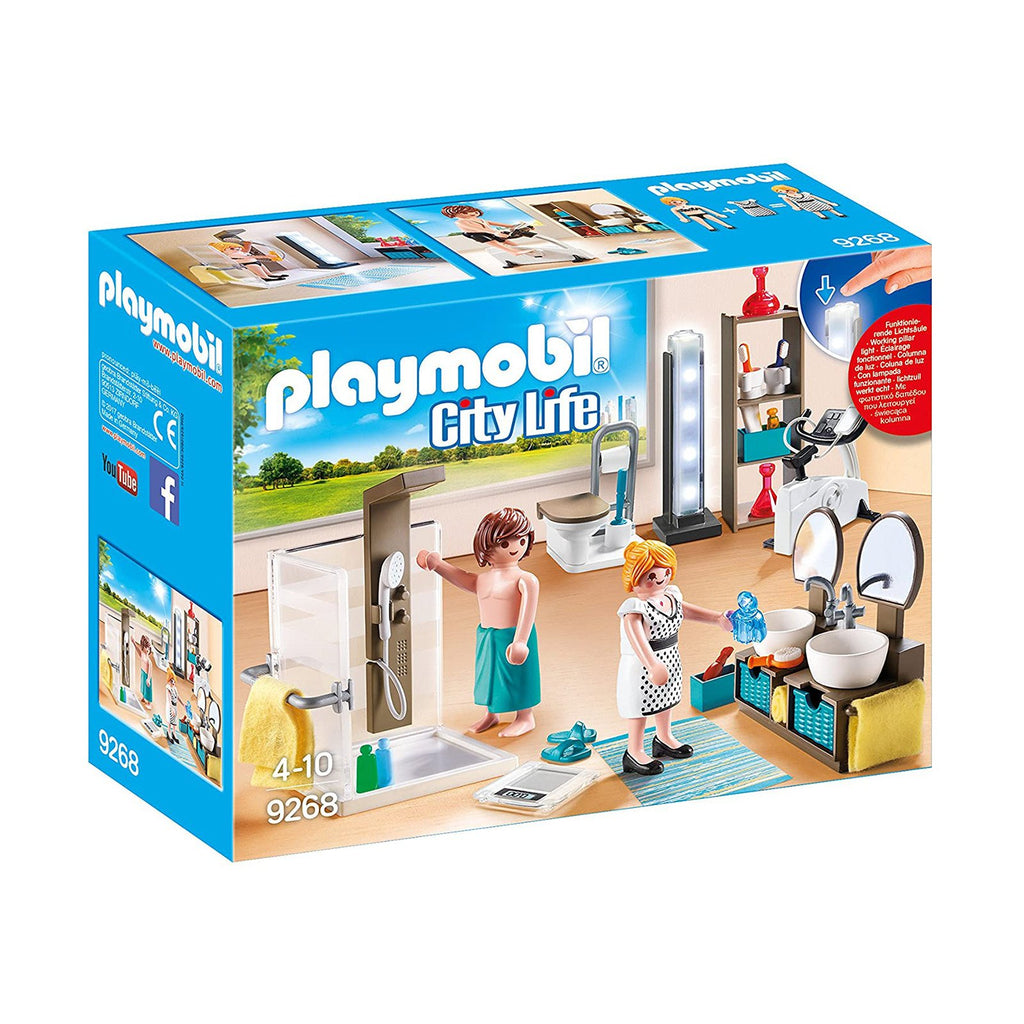 Playmobil City Life Bathroom Building Set 9268 - Radar Toys