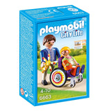 Playmobil City Life Child In Wheelchair Building Set 6663 - Radar Toys