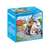 Playmobil City Life Emergency Motorbike Building Set 70051 - Radar Toys