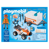 Playmobil City Life Rescue Quad With Trailer Building Set 70053 - Radar Toys