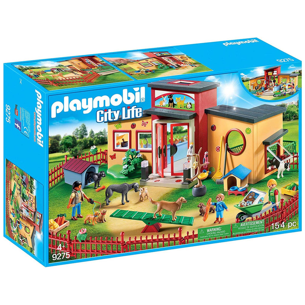 Playmobil City Life Tiny Paws Pet Hotel Building Set 9275 - Radar Toys