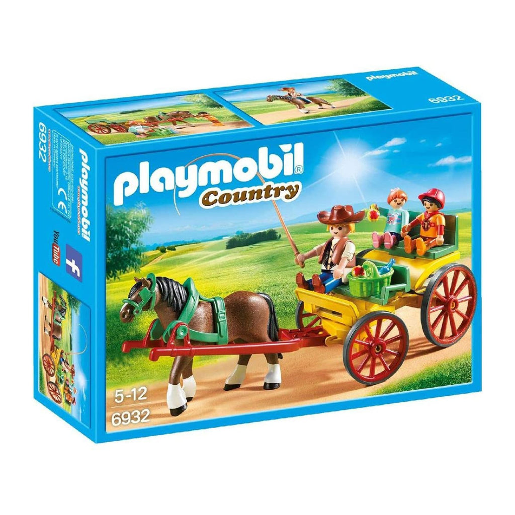 Playmobil Country Horse Drawn Wagon Building Set 6932
