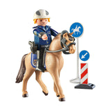Playmobil Country Mounted Police With Horse Building Set 9260 - Radar Toys