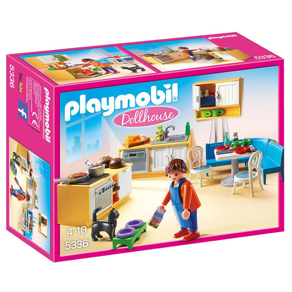 Playmobil Dollhouse Country Kitchen Building Set 5336