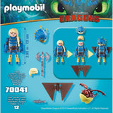Playmobil Dragons Astrid With Flight Suit And Hobgobb Building Set 70041 - Radar Toys