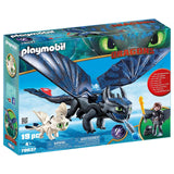 Playmobil Dragons Hiccup And Toothless Playset Building Set 70037 - Radar Toys