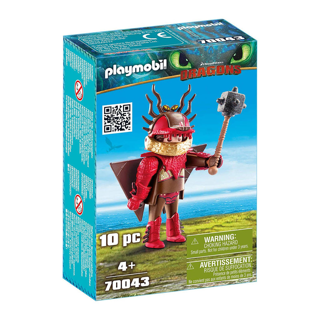 Playmobil Dragons Snotlout With Flight Suit Building Set 70043