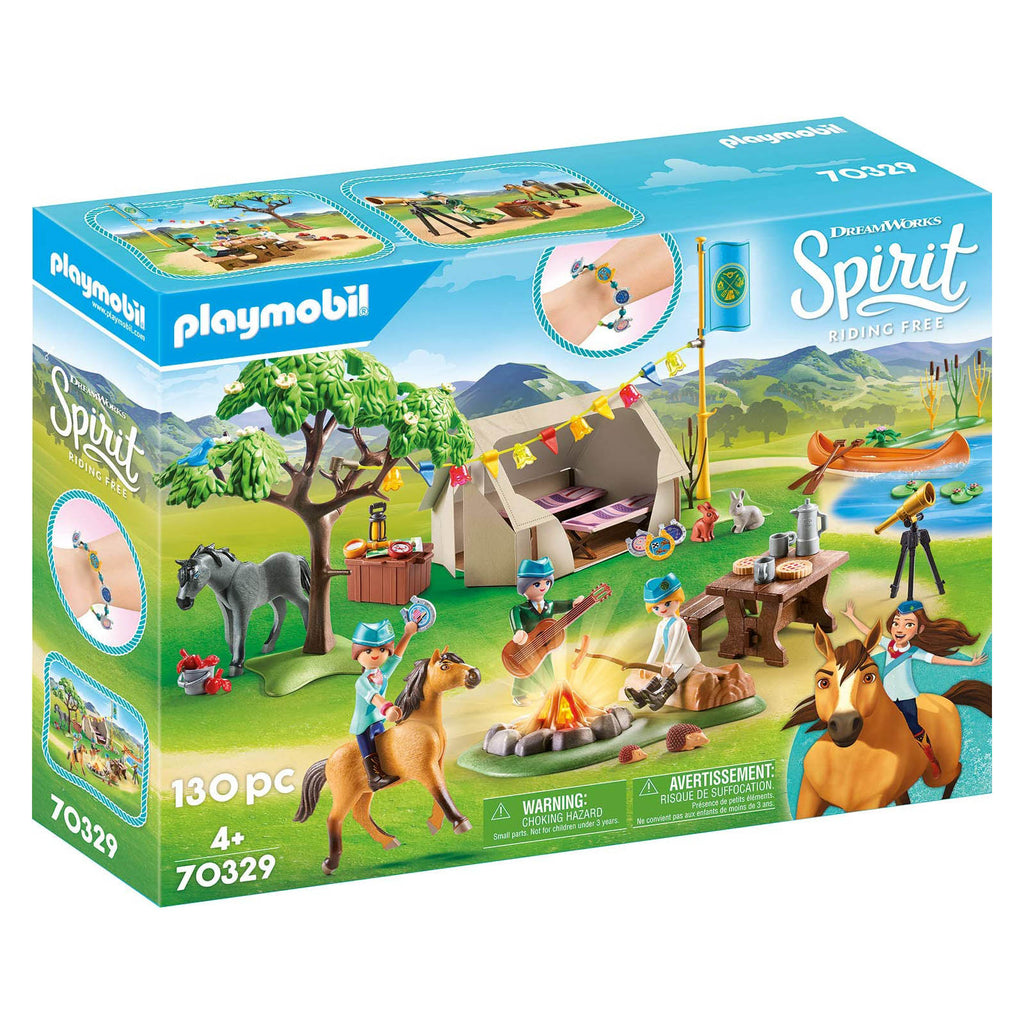 Playmobil DreamWorks Spirit Summer Campground Building Set 70329