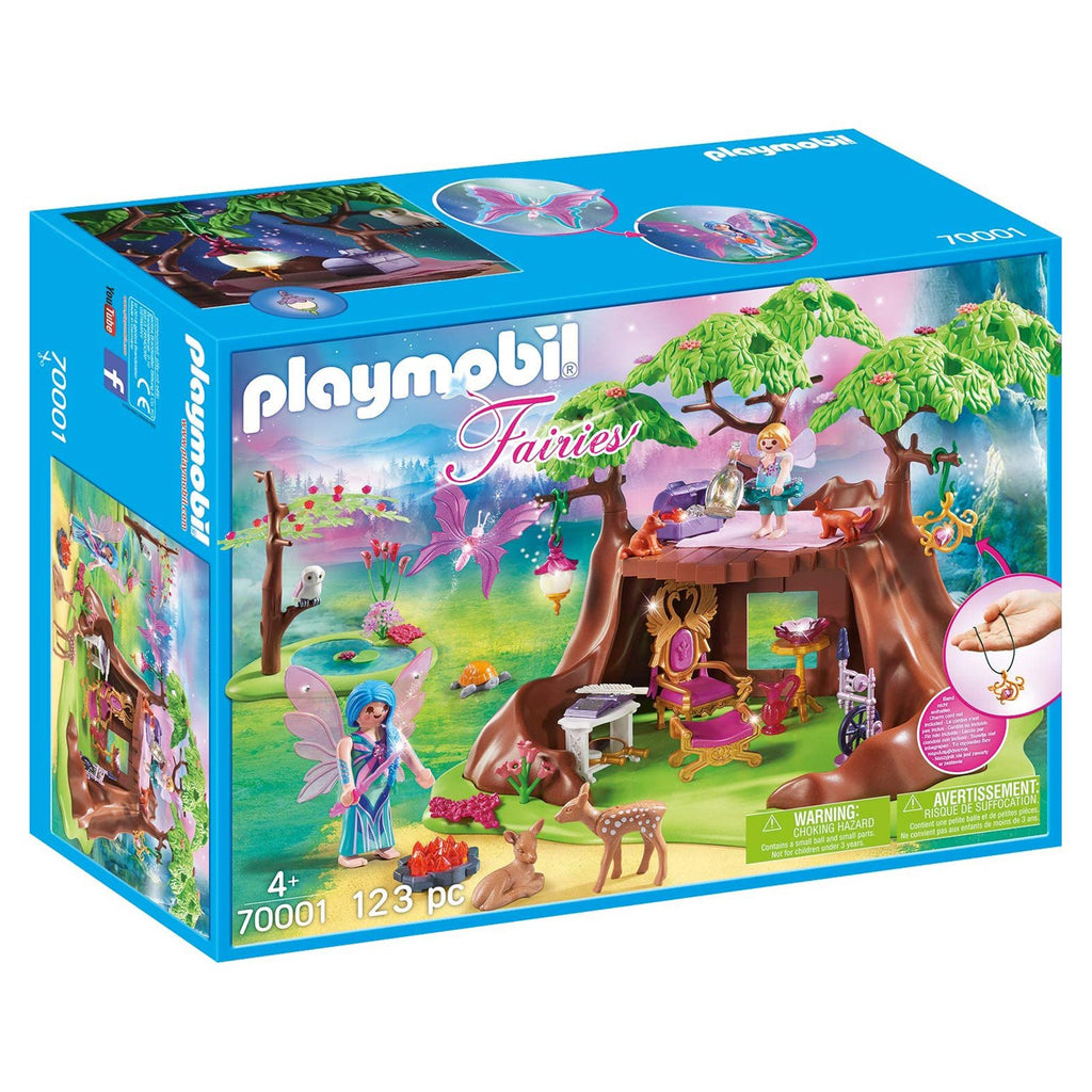 Playmobil Fairies Fairy Forest House Building Set 70001 - Radar Toys