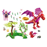 Playmobil Fairies Friendly Dragon With Babies Building Set 9134 - Radar Toys