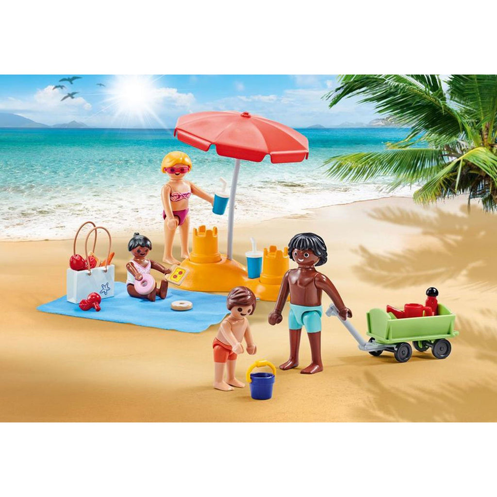 Playmobil Family At The Beach Building Set 9819 - Radar Toys