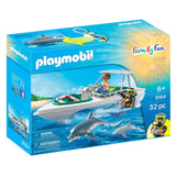 Playmobil Family Fun Diving Trip Building Set 9164 - Radar Toys