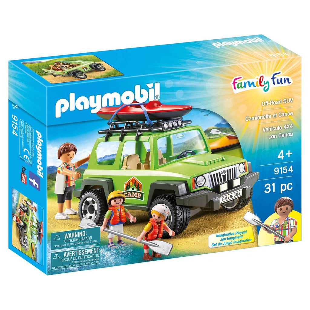 Playmobil Family Fun Off Road SUV Building Set 9154 - Radar Toys