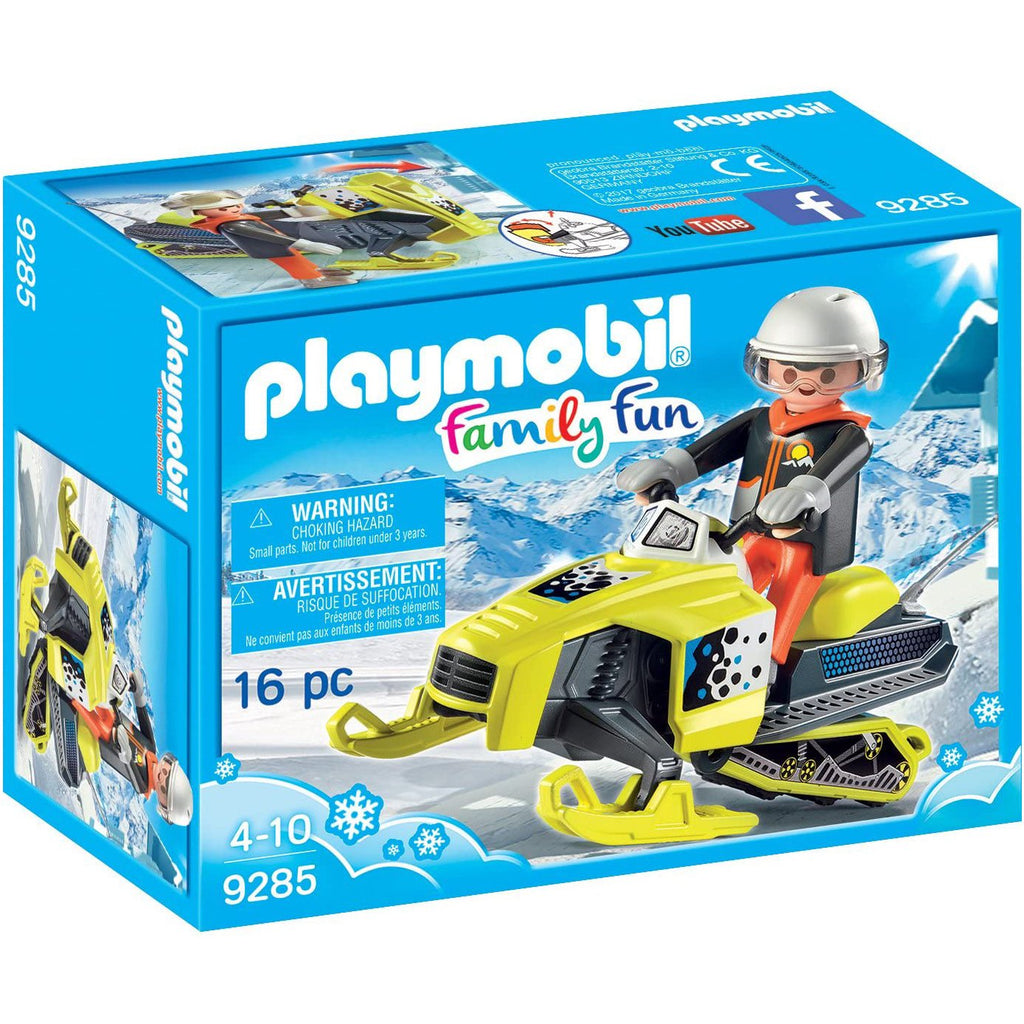 Playmobil Family Fun Snowmobile Building Set 9285 - Radar Toys