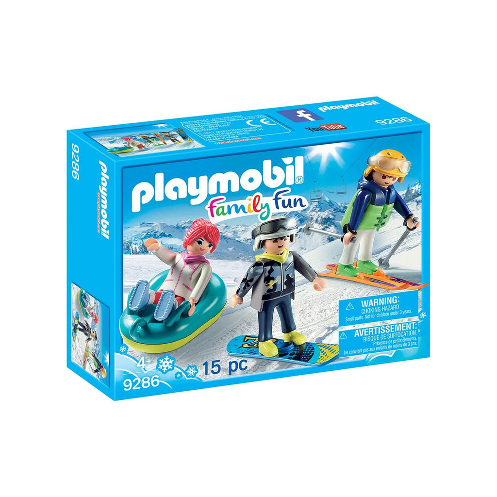 Playmobil Family Fun Winter Sports Trio Building Set 9286