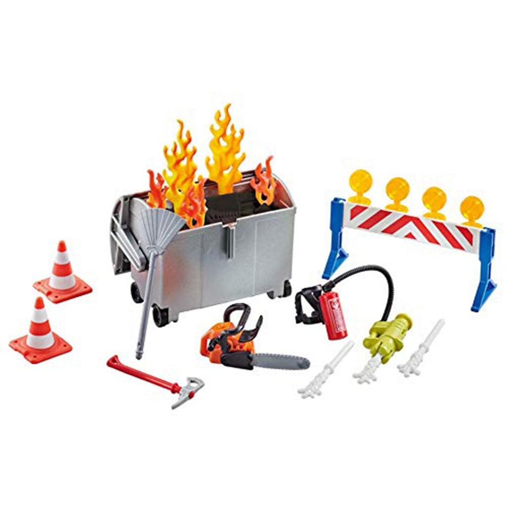 Playmobil Fire Brigade Accessories Building Set 9804
