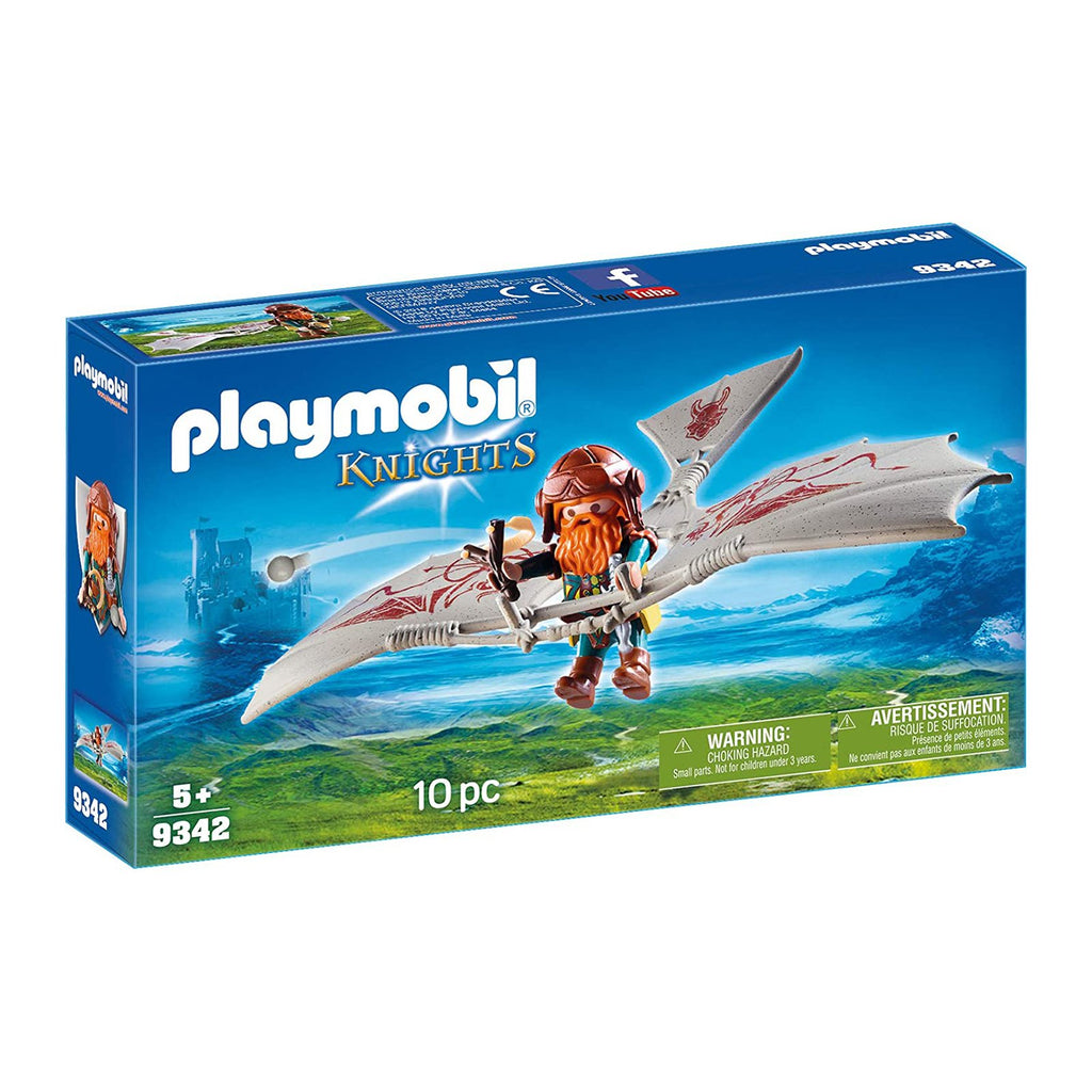 Playmobil Knights Dwarf Flyer Building Set 9342