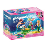 Playmobil Magic Family With Shell Stroller Building Set 70100 - Radar Toys