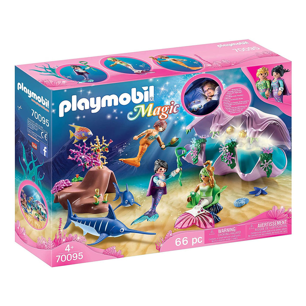 Playmobil Magic Pearl Shell Nightlight Building Set 70095 - Radar Toys