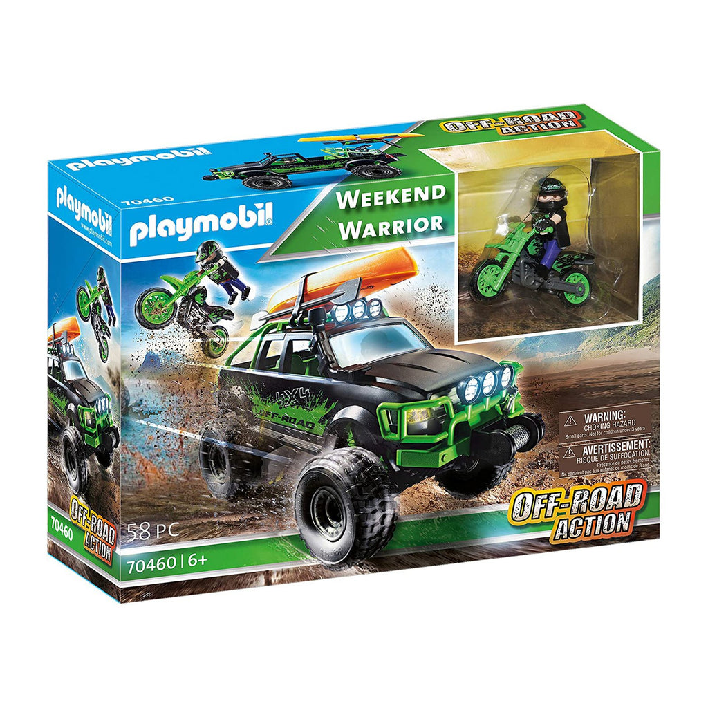 Playmobil Off-Road Action Weekend Warrior Building Set 70460 - Radar Toys